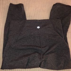 Lululemon train times crop - grey